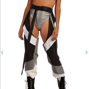 iHeartRaves Reflective Chaps. Never worn